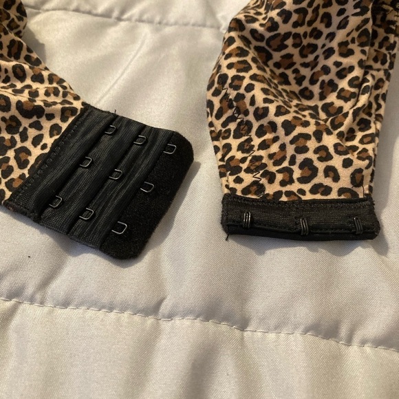 Auden Bra 46DDD lightly lined full coverage T-shirt Bra Leopard animal print - Picture 4 of 4